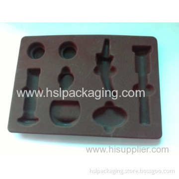 2013 Factory Price And Fine Wholesale Ps Plastic Flocking Wine Tray 
